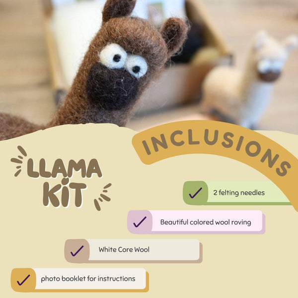 Llama – DIY Needle Felting Kit