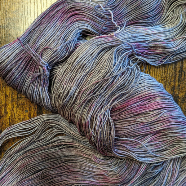 Hades - Hand-Dyed Merino Yarn - Briar Patch Fibre Co