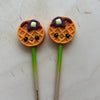 Waffles Knitting Needle Point Protectors