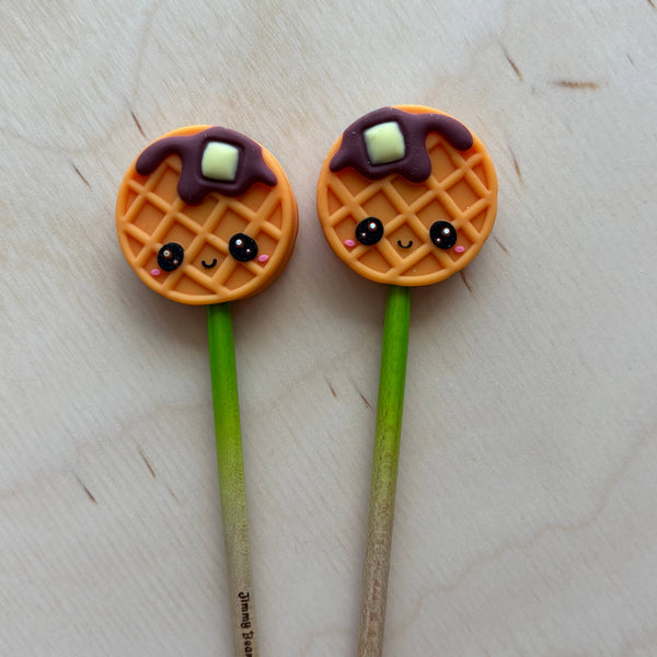 Waffles Knitting Needle Point Protectors