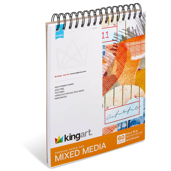 Mixed Media Sketchbook - 8” x 10” - 98lb (160g) - 60 Sheets