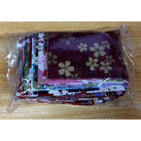 40-Piece Cotton 2.5'' x 10'' Mini Strips - Crimson Garden Collection