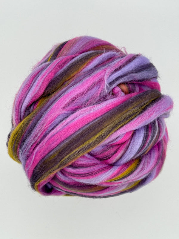 Boysenberry Merino Wool Roving | 2oz or 4oz