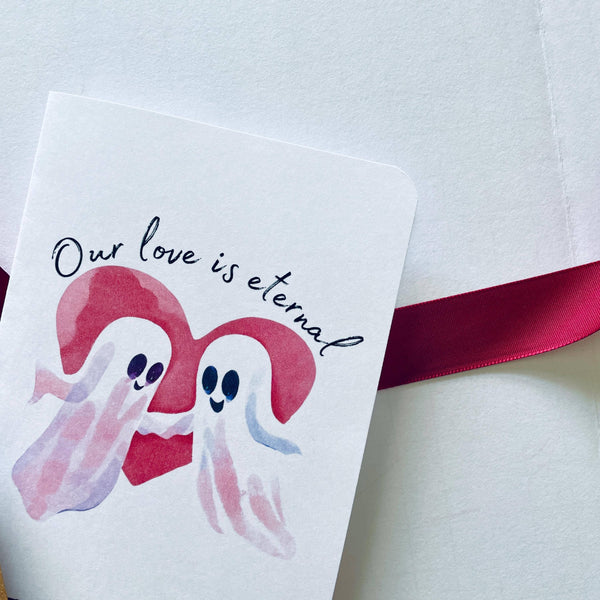 Eternal Love Ghost Greeting Card 