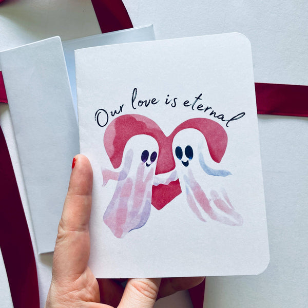 Eternal Love Ghost Greeting Card 