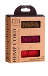 Hemp Cord 3-Pack MiniI Spool Set In Box