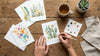 All in One Watercolor Postcards: Desert Blooms