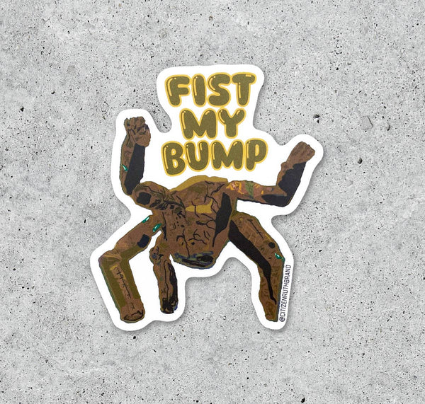 Project Hail Mary "Fist My Bump" vinyl sticker