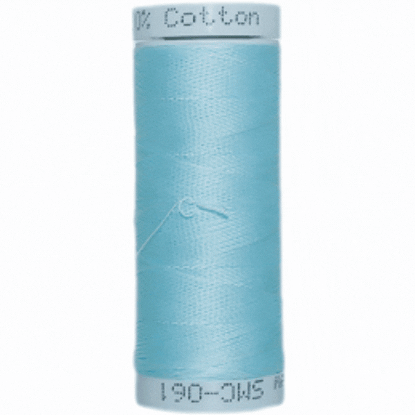 Cotton Thread Set - Teals! For Quilting and Sewing - 8 Spools, 4 Colors, 180 Yards Each