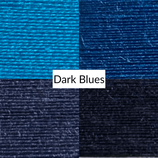 Cotton Thread Sets - Dark Blues!For Quilting and Sewing - 8 Spools, 4 Colors, 180 Yards Each