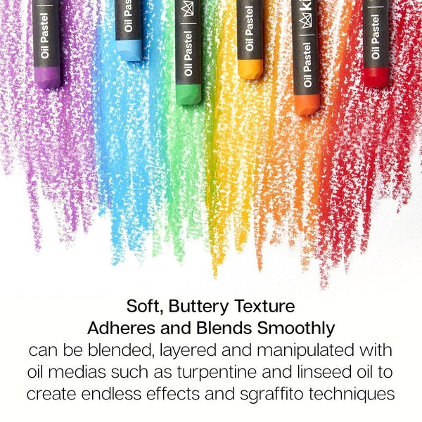 Oil Pastels - 48 Colors