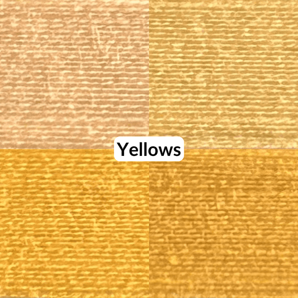 Cotton Thread Set - Yellows! For Quilting and Sewing - 8 Spools, 4 Colors, 180 Yards Each