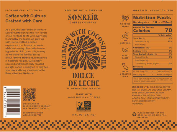 Sonreír Dulce de Leche Latte | 8 oz