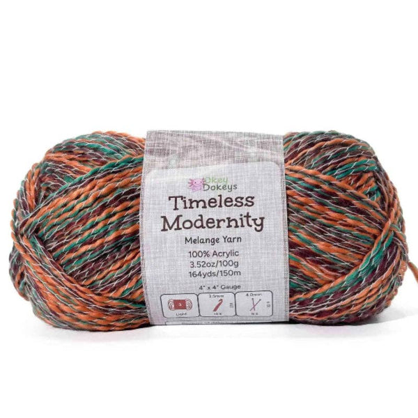 Timeless Modernity Sweater Like Acrylic Melange Yarn, 100g Light Weight