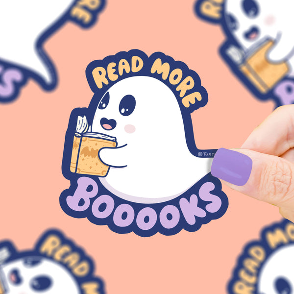 Read More Books Ghost Vinyl Sticker