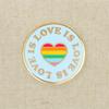 Love Is Love Pride Pin