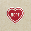Nope Heart - Enamel Pin