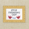 Stop Freaking Out – Deluxe Cross Stitch Kit
