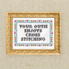 Your Outie Enjoys Cross Stitching – Cross Stitch Kit