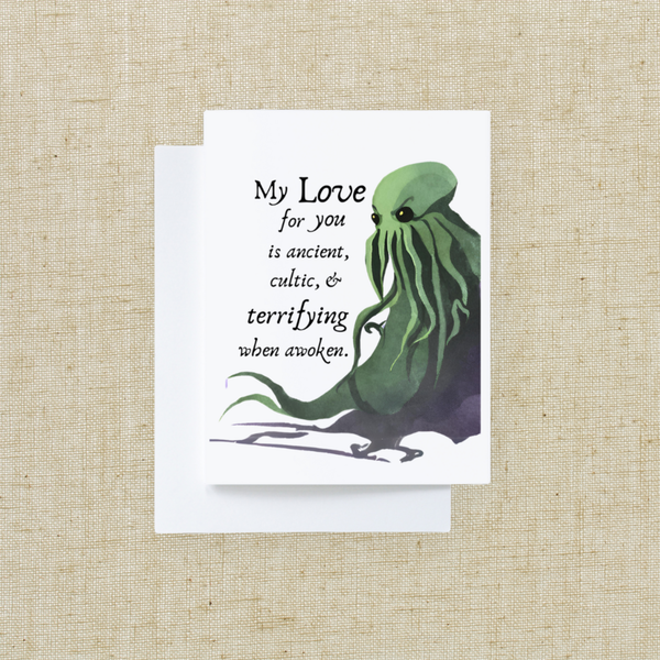 Cthulhu Greeting Card