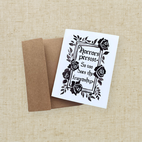Gothic Friendship Card