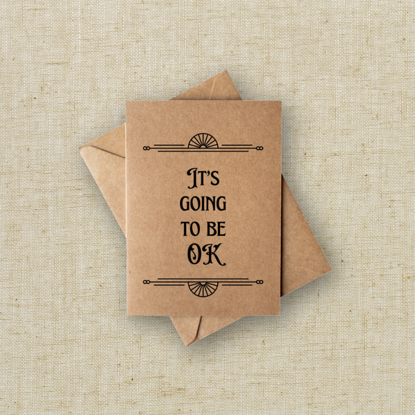 Rustic Encouragement Card 