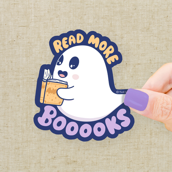 Read More Books Ghost Vinyl Sticker