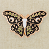 Lunar Floral Moth Enamel Pin