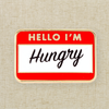 Hello I'm Hungry Enamel Pin