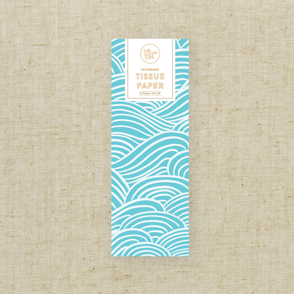 Waves Tissue Paper