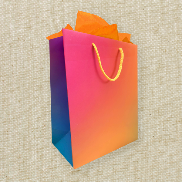 Colorful Gradient Gift Bag