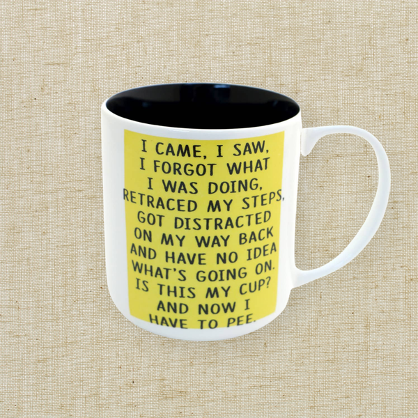 “I Came I Saw, I Forgot Where I Was Going” Mug | 16 oz