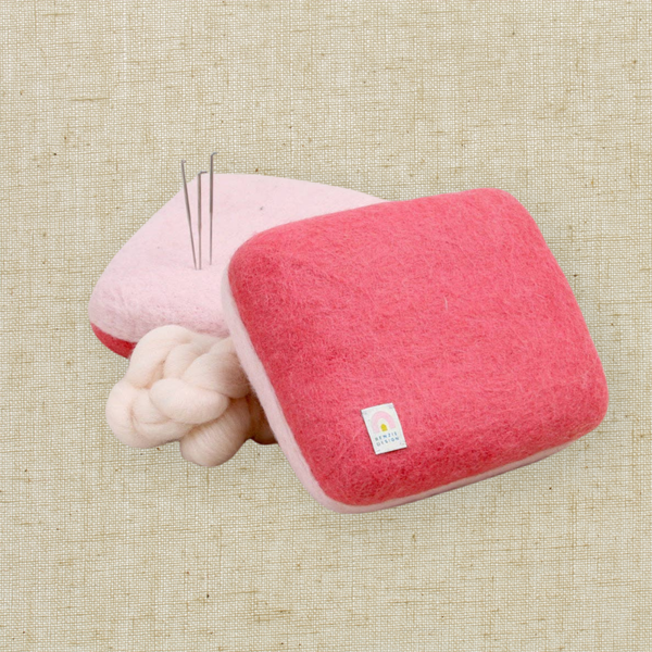 Needle Felting Cushion, Pink