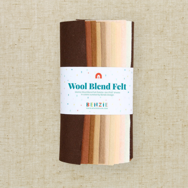 Wool Blend Felt Sheets | Doll Face (10 Pack)
