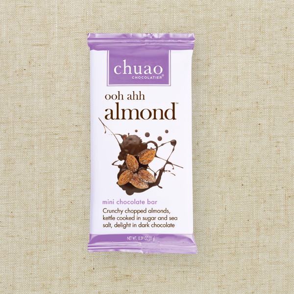Ooh Ahh Almond Mini Dark Chocolate Bar