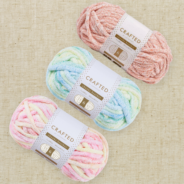 Chunky Heather Yarn | 7oz/200g | Super Bulky #6