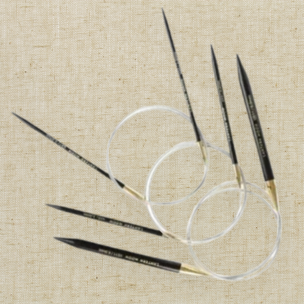 7 US | 16” Ebony Fixed Circular Knitting Needles | Lantern Moon