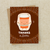 Latte Sticker Thank You Card
