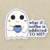 What If Coffee Is Addicted To Me Vinyl Sticker