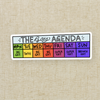 The Gay Agenda Vinyl Sticker