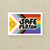 Safe Person Flag Vinyl Sticker