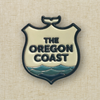 Official Logo of The Oregon Coast Enamel Pin
