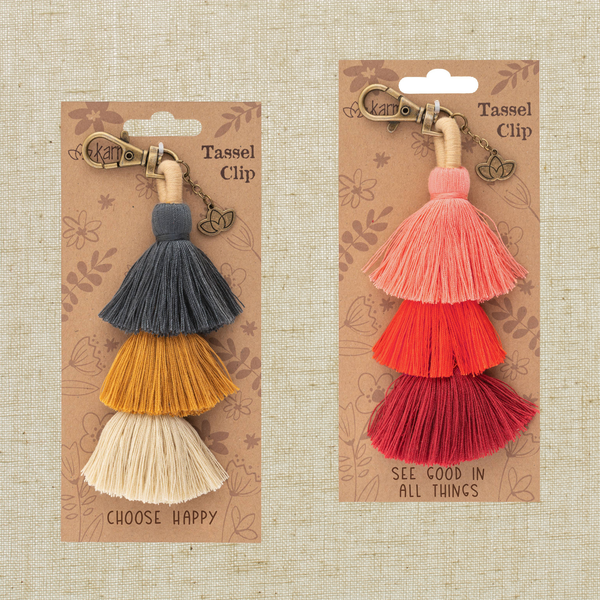 Tassel Clip Keychain | Choose Your Favorite