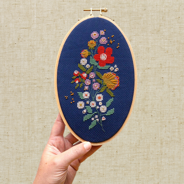 Forget-Me-Knots Cross Stitch Kit