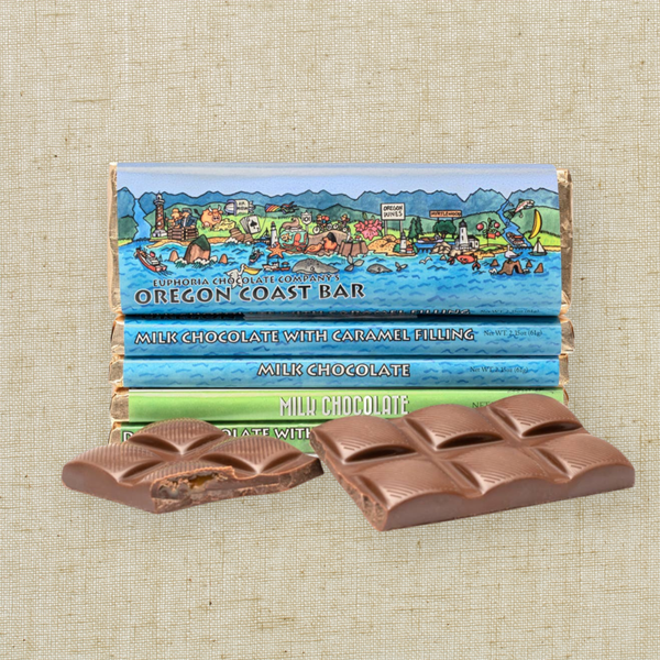 Oregon Coast Bar Milk Chocolate with Caramel Filling