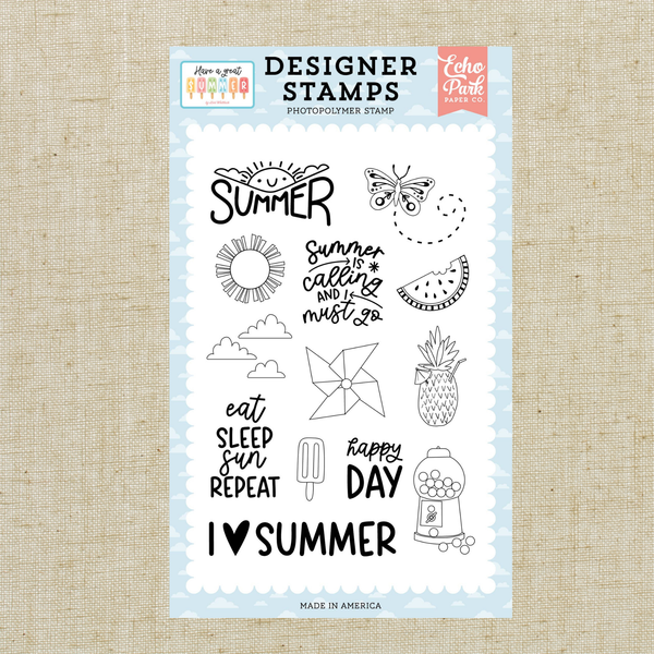 Have A Great Summer Stamp Set