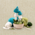 Blue Roundhead Mushroom Needle Felting Kit