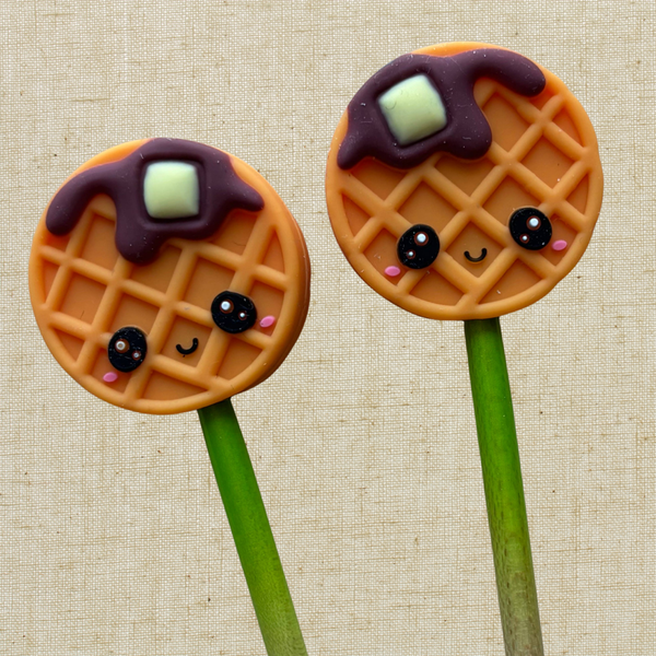 Waffles Knitting Needle Point Protectors
