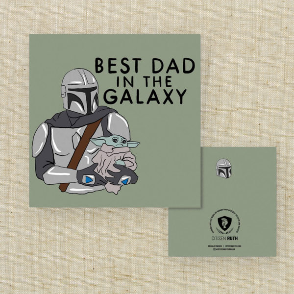 The Mandalorian Best Dad In The Galaxy Card