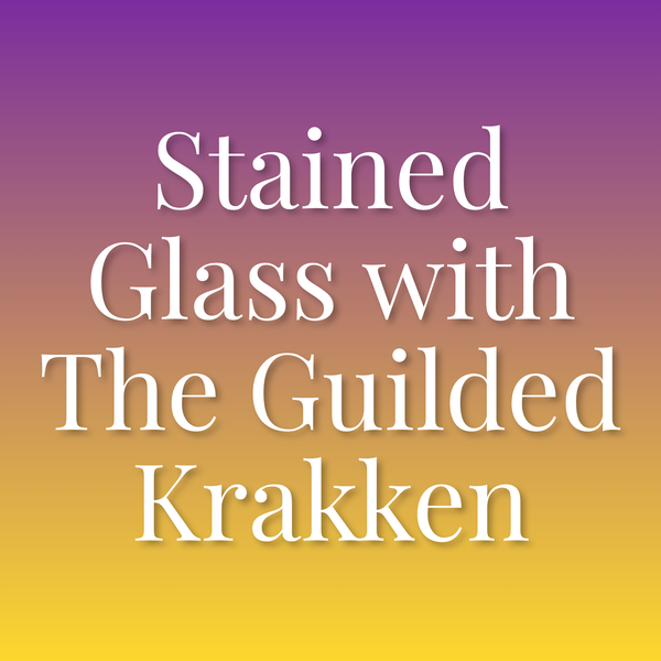 Take & Make Stained Glass: Banana Slug with The Gilded Krakken | August 20 | 10-1pm OR 2-5pm